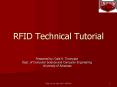 RFID Technical Tutorial PowerPoint PPT Presentation