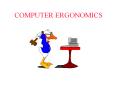 COMPUTER ERGONOMICS PowerPoint PPT Presentation