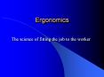 Ergonomics PowerPoint PPT Presentation