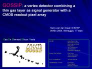 GOSSIP: a vertex detector combining a