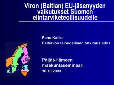 Viron (Baltian) EU-j