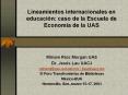 Lineamientos internacionales en educaci PowerPoint PPT Presentation