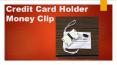 Credit Card Holder Money Clip PowerPoint PPT Presentation