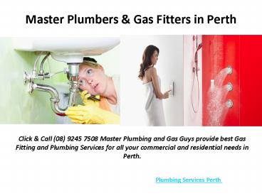 Plumbing Services Perth