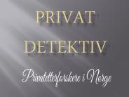 Privat detektiv
