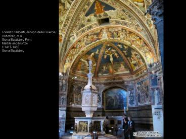 Lorenzo Ghiberti, Jacopo della Quercia,