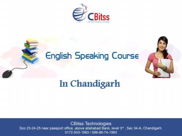 English Speaking Course In Chandigarh