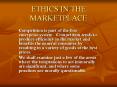 ETHICS IN THE MARKETPLACE PowerPoint PPT Presentation