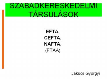 SZABADKERESKEDELMI T