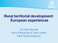 Rural territorial development: European experiences PowerPoint PPT Presentation