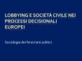 Lobbying e societ PowerPoint PPT Presentation