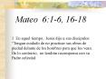 Mateo 6:1-6, 16-18 PowerPoint PPT Presentation