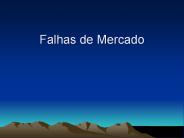 Falhas de Mercado