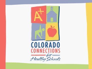 Healthy Kids Colorado Survey