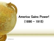 America Gains Power!