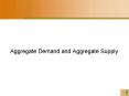 Aggregate Demand and Aggregate Supply PowerPoint PPT Presentation