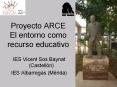 Proyecto ARCE El entorno como recurso educativo PowerPoint PPT Presentation