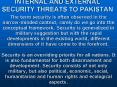 INTERNAL AND EXTERNAL SECURITY THREATS TO PAKISTAN PowerPoint PPT Presentation