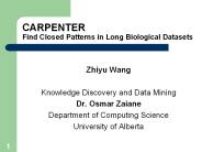 CARPENTER%20Find%20Closed%20Patterns%20in%20Long%20Biological%20Datasets