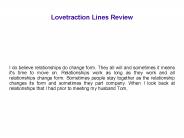 Lovetraction Lines Read This Review First!