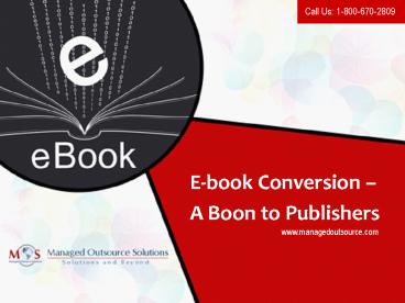 E-book Conversion – A Boon to Publishers