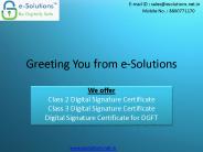 Digital Signature for Trademark Registration