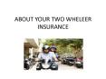 About Your Two Wheeler Insurance