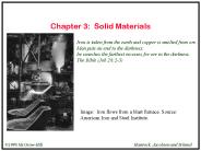 Chapter 3: Solid Materials