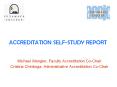 ACCREDITATION SELF-STUDY REPORT PowerPoint PPT Presentation