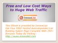 Free and Low Cost Ways to Huge Web Traffic PowerPoint PPT Presentation