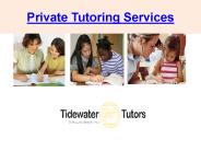 Private Tutoring Services
