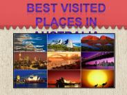 Best visited places in Australia