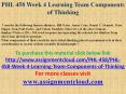 PHL 458 Week 4 Individual Famous Thinkers Paper PowerPoint PPT Presentation