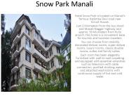 Hotel Snow park