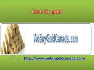 Sell Gold Quebec