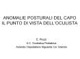 ANOMALIE POSTURALI DEL CAPO IL PUNTO DI VISTA DELL PowerPoint PPT Presentation