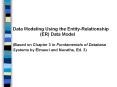 Data%20Modeling%20Using%20the%20Entity-Relationship%20%20%20(ER)%20Data%20Model%20(Based%20on%20Chapter%203%20in%20Fundamentals%20of%20Database%20Systems%20by%20Elmasri%20and%20Navathe,%20Ed.%203) PowerPoint PPT Presentation
