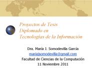 Proyectos de Tesis Diplomado en Tecnolog