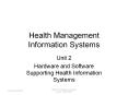 Health Management Information Systems PowerPoint PPT Presentation