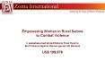 Empowering Women in Rural Samoa to Combat Violence (i samarbete med United Nations Trust Fund to End Violence Against Women genom UN Women) US$ 109,876 PowerPoint PPT Presentation