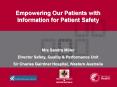 Empowering Our Patients with Information for Patient Safety PowerPoint PPT Presentation