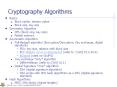 Cryptography Algorithms PowerPoint PPT Presentation
