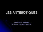 LES ANTIBIOTIQUES