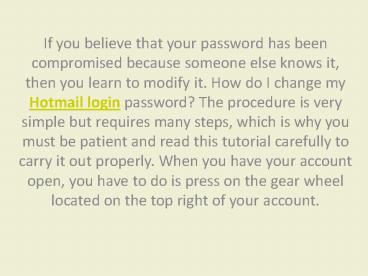Login Hotmail.com Sign in
