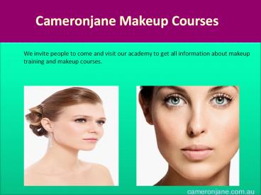 Best Makeup Training and Makeup Courses Center- Sydney