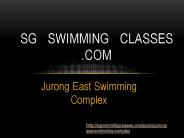Jurong East swimming Complex -SG Swimming Classes