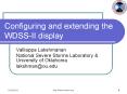 Configuring and extending the WDSS-II display PowerPoint PPT Presentation