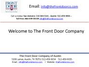 Exterior doors