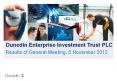 Dunedin Enterprise Investment Trust PLC PowerPoint PPT Presentation