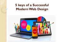 5 keys of a Successful Modern Web Design